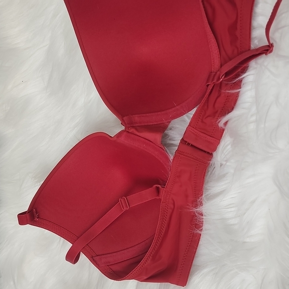 Ambrielle Full Coverage Lightly Lined T-Shirt Bra in Flame red - Picture 5 of 7